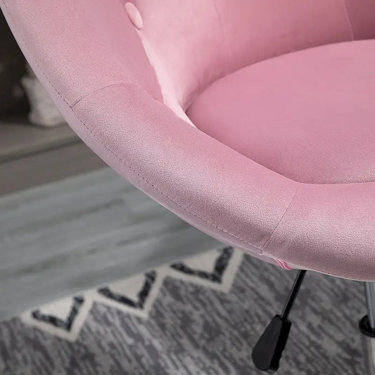 Pink Modern 26 Swivel Accent Chair