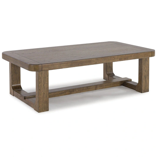 Signature Design by Ashley Cabalynn Light Brown Coffee Table - 56W x 30D x 17H