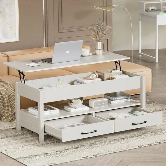 Lift Top Coffee Table - 19.7D x 43.3W x 24.8H