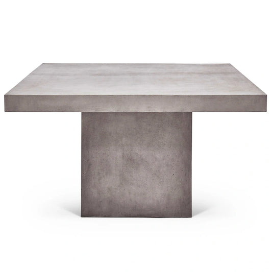 Mixx - Una 59 Square Counter Height Dining Table - Dark Grey