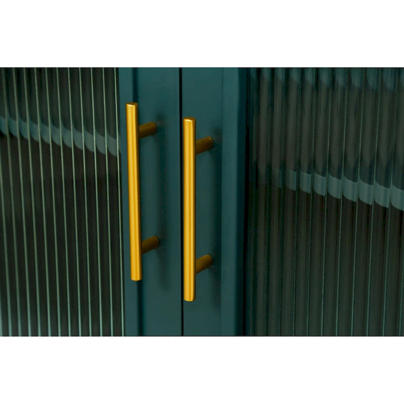 60 TV Stand with Storage Cabinet & Adjustable Shelves for 65 TVs