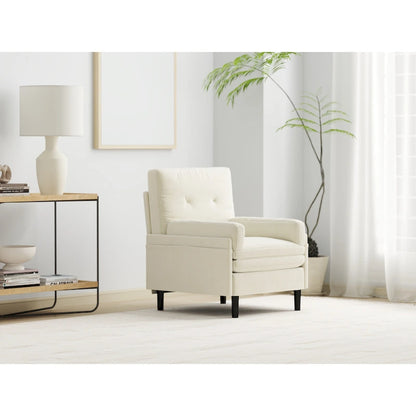 Ivory 30.32 Multi-Functional Corduroy Single Sofa, Convertible Lounge Chair, Bed