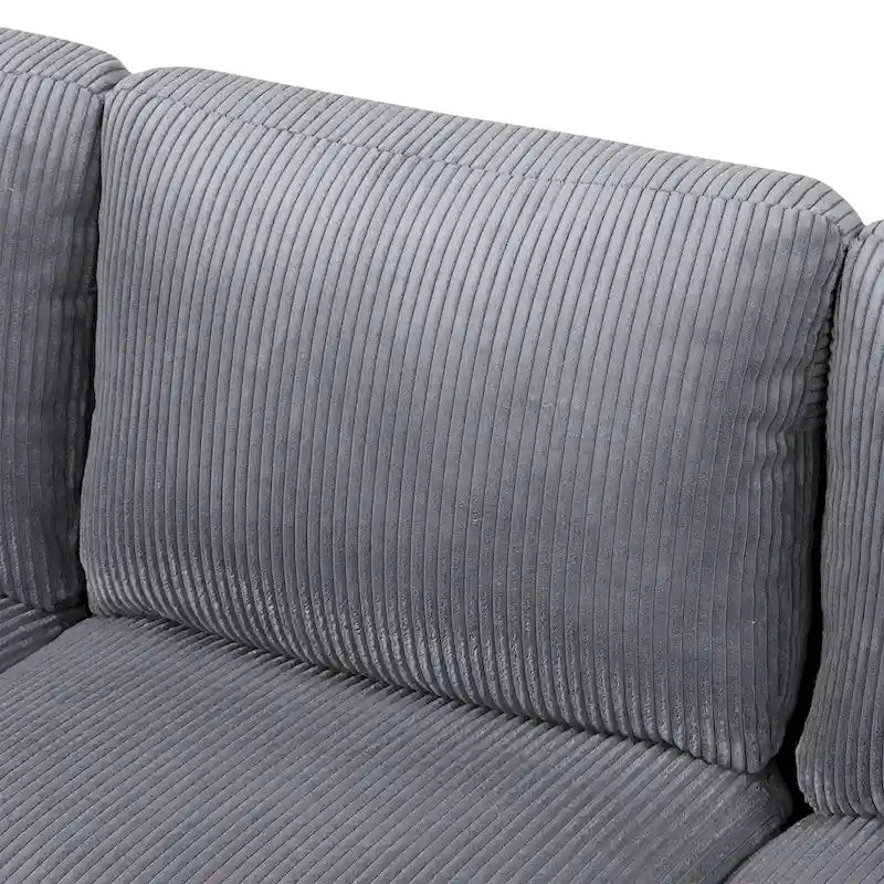 U-shaped Sponge-filled Cushion Combination Sofa