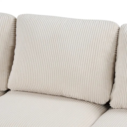 U-shaped Sponge-filled Cushion Combination Sofa