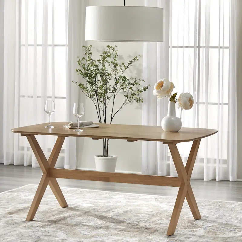 Lifestorey Baywood Solid Wood Dining Table