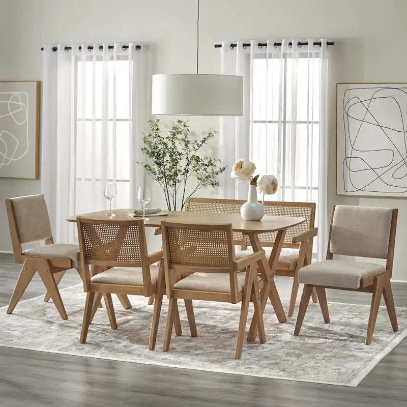 Lifestorey Baywood Solid Wood Dining Table