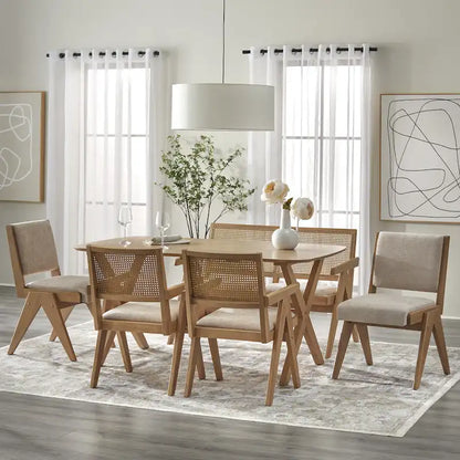 Lifestorey Baywood Solid Wood Dining Table