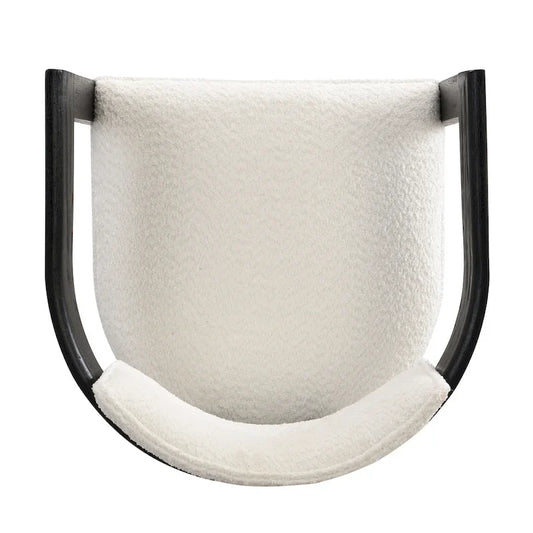 Netia 5-Piece Counter-Height Bar Set with Boucle Upholstered Chairs and Metal Table Base by Christopher Knight Home