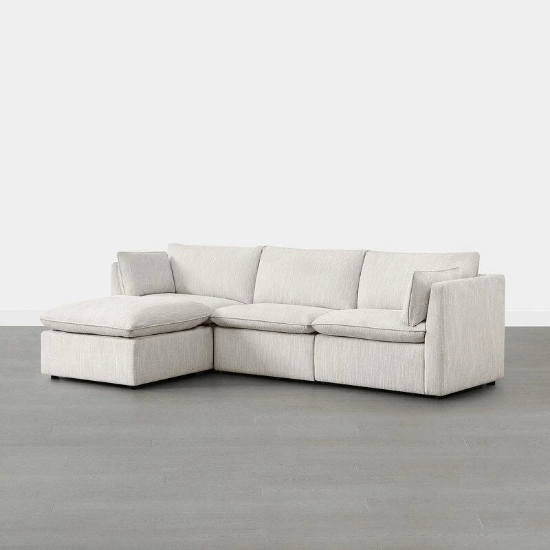 Cypress L-shape Sectional Couches Modular Sofa with Ottoman