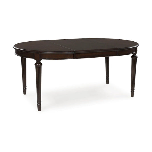 Signature Design by Ashley Lavinton Brown Dining Extension Table - 47.75 W x 72 D x 30.25 H