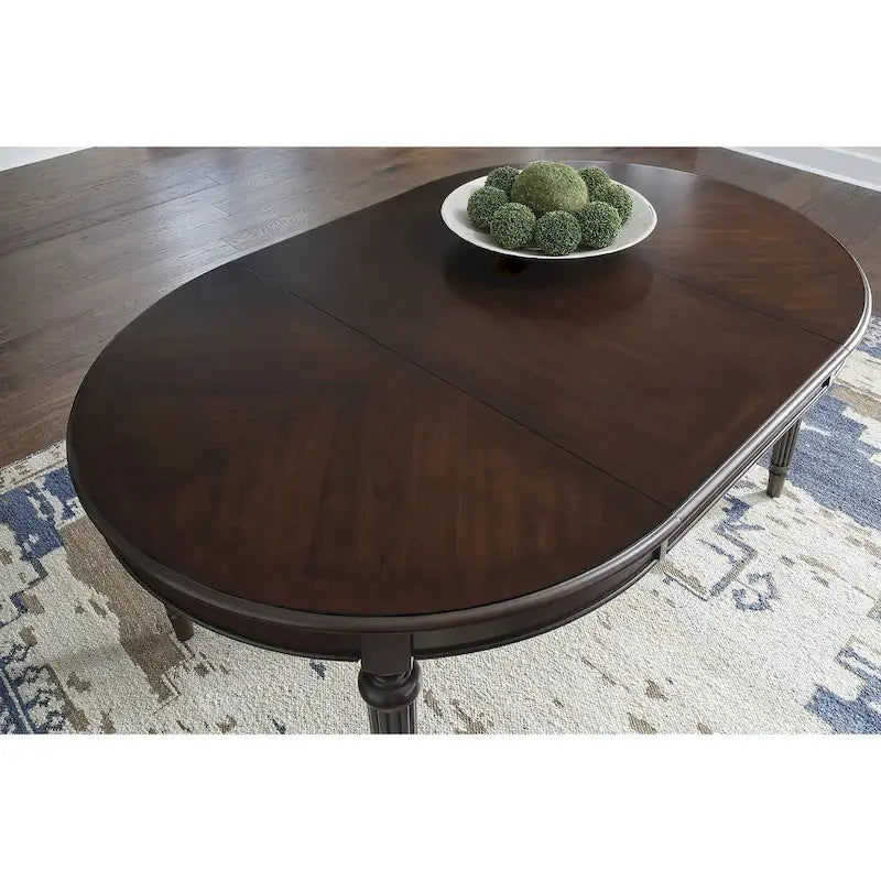 Signature Design by Ashley Lavinton Brown Dining Extension Table - 47.75 W x 72 D x 30.25 H