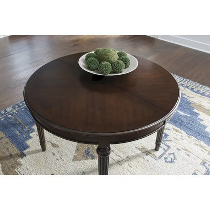 Signature Design by Ashley Lavinton Brown Dining Extension Table - 47.75 W x 72 D x 30.25 H