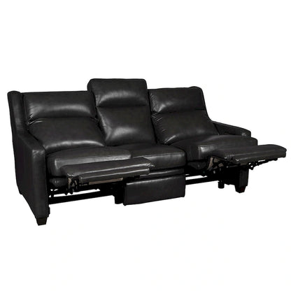Genuine Leather Recliner Sofa 78 Triple-Motor Power Zero-Wall Reclining 3-Seat Sofa with USB&USB-C Port