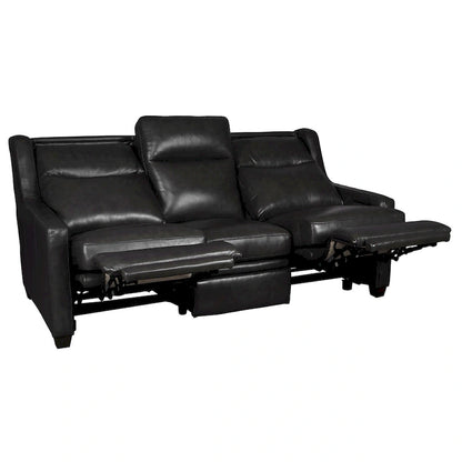 Genuine Leather Recliner Sofa 78 Triple-Motor Power Zero-Wall Reclining 3-Seat Sofa with USB&USB-C Port