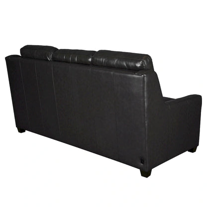 Genuine Leather Recliner Sofa 78 Triple-Motor Power Zero-Wall Reclining 3-Seat Sofa with USB&USB-C Port