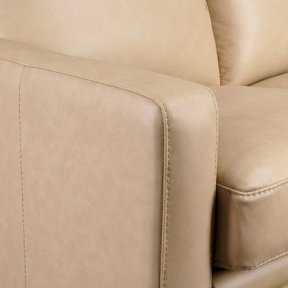 Genuine Leather Recliner Sofa 78 Triple-Motor Power Zero-Wall Reclining 3-Seat Sofa with USB&USB-C Port