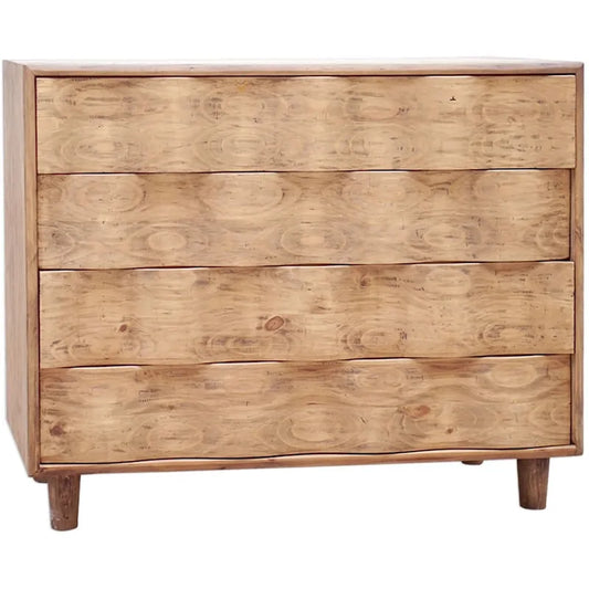 Uttermost Crawford 42 Wide Four Drawer Pine Wood Dresser