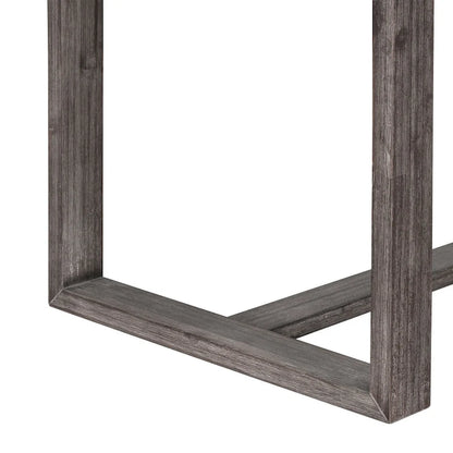 5 Pcs Counter Height Dining Table Set, Solid Wood Kitchen Dining Table Set with Rectangular Dining Table and 4 Dining Chairs