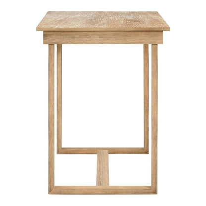 5 Pcs Counter Height Dining Table Set, Solid Wood Kitchen Dining Table Set with Rectangular Dining Table and 4 Dining Chairs