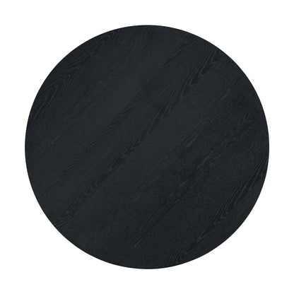 4 People Round Dining Table Set, 5 Piece Kitchen Table Set with Round Dining Table and 4 Upholstered Dining Chairs