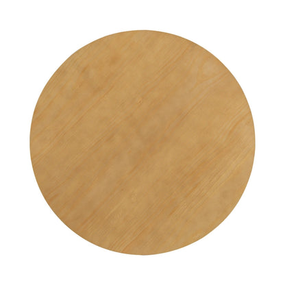 4 People Round Dining Table Set, 5 Piece Kitchen Table Set with Round Dining Table and 4 Upholstered Dining Chairs