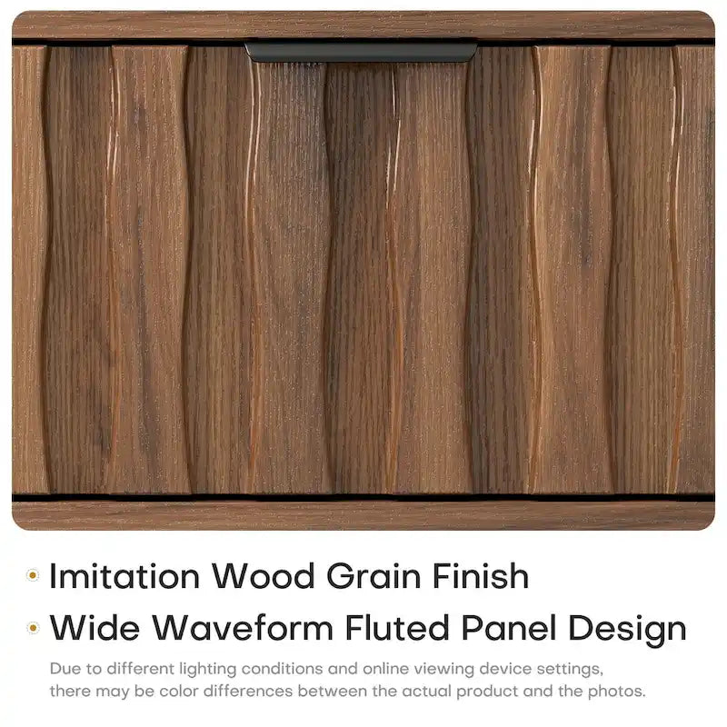 2-Drawer Mid-Century Modern Rectangular Coffee Table with Storage - 47.24L x 23.62W x 17.72H