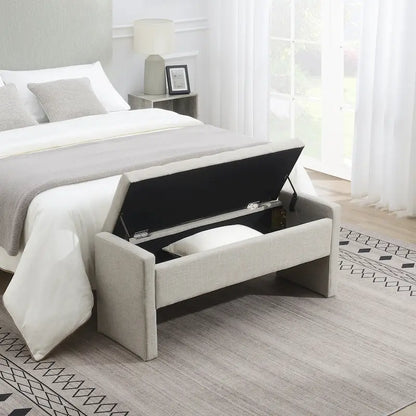 GDFStudio- Alice Foam Bed End Bench with Storage