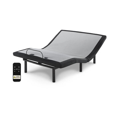 Signature Design by Ashley Chime 12 Inch Hybrid Black/White 2-Piece Mattress Package