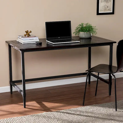 SEI Furniture Lawrence Modern Farmhouse Reclaimed Wood Desk