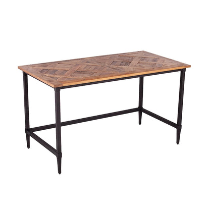 SEI Furniture Lawrence Modern Farmhouse Reclaimed Wood Desk