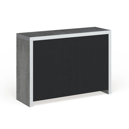 Furniture of America Mystal Industrial Concrete-like 3-drawer Buffet