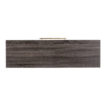 SEI Furniture Akela Transitional Wood Console Table with Storage