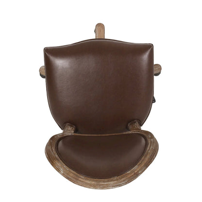 Pishkin Upholstered Swivel Office Chair by Christopher Knight Home