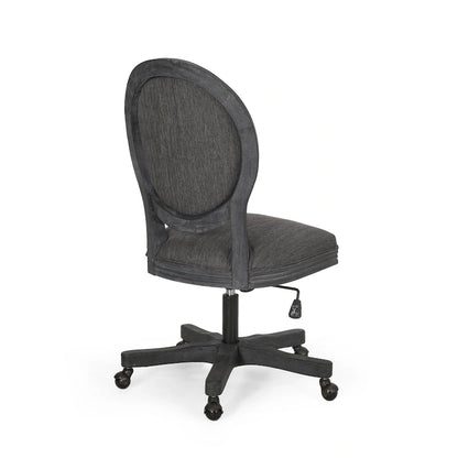 Pishkin Upholstered Swivel Office Chair by Christopher Knight Home