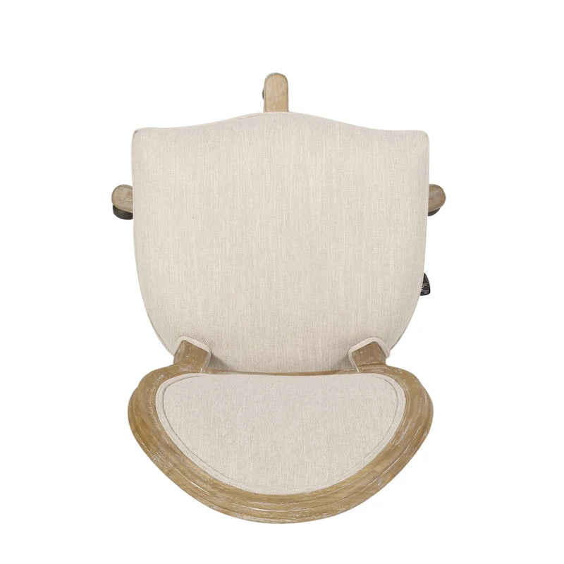 Pishkin Upholstered Swivel Office Chair by Christopher Knight Home