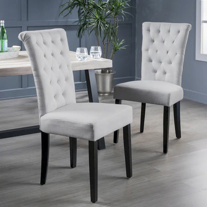 Venetian Tufted Dining Chairs (Set of 2) by Christopher Knight Home