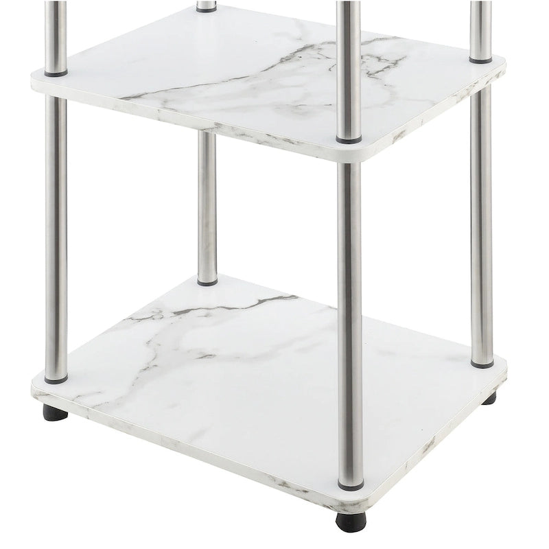 Convenience Concepts Designs2Go No Tools 3 Tier End Table