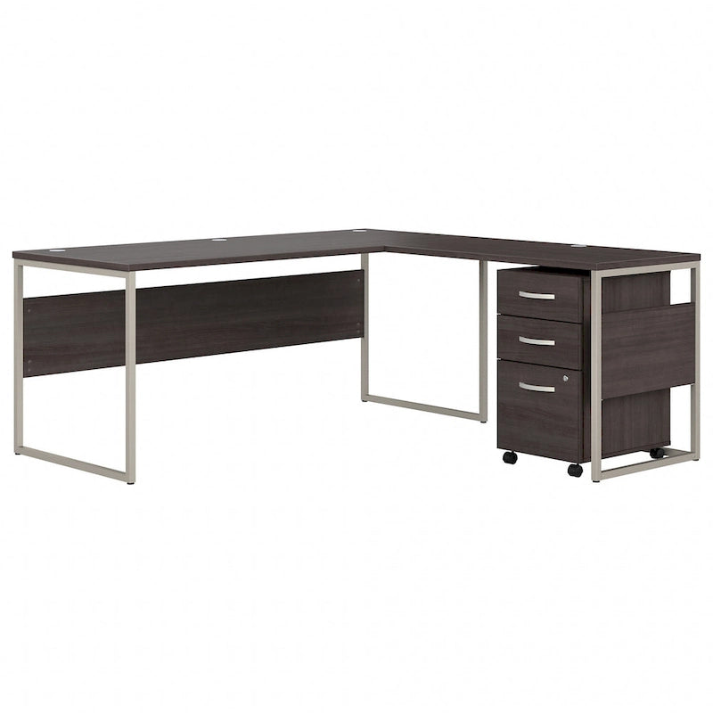 Hybrid 72W L Shaped Table Desk with Drawers by Bush Business Furniture