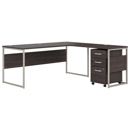 Hybrid 72W L Shaped Table Desk with Drawers by Bush Business Furniture