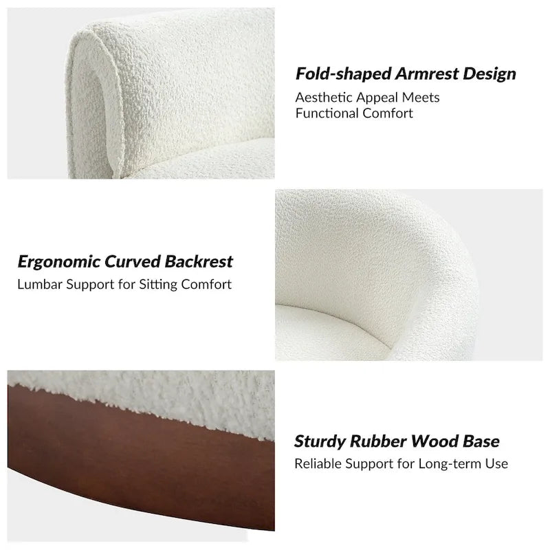 Jeffrey Transitional Comfortable Upholstered Swivel Chair Set of 2 by HULALA HOME