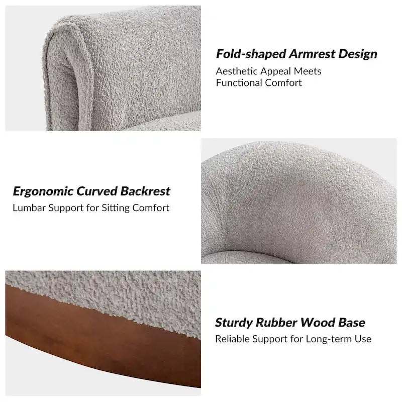 Jeffrey Transitional Comfortable Upholstered Swivel Chair Set of 2 by HULALA HOME