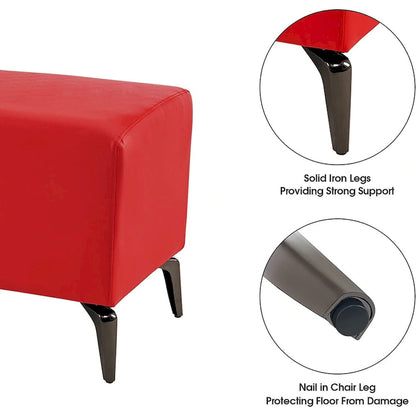 MCombo Waiting Room Chairs for Entryway and Store, Faux Leather W704