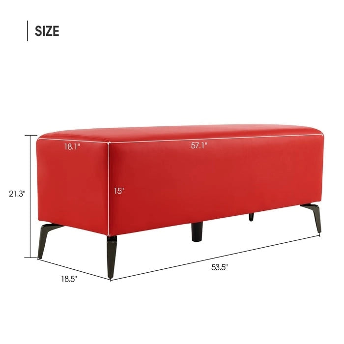 MCombo Waiting Room Chairs for Entryway and Store, Faux Leather W704