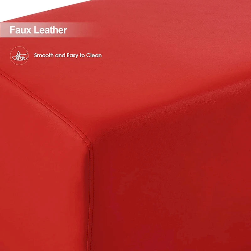 MCombo Waiting Room Chairs for Entryway and Store, Faux Leather W704