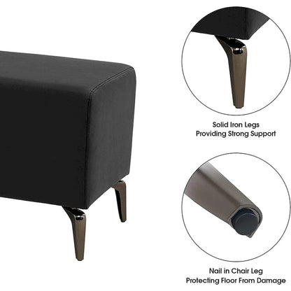 MCombo Waiting Room Chairs for Entryway and Store, Faux Leather W704