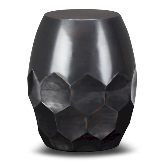 WYNDENHALL Cristy Industrial 16 inch Wide Metal Accent Side Table, Fully Assembled - 16 W x 16 D x 19.5 H