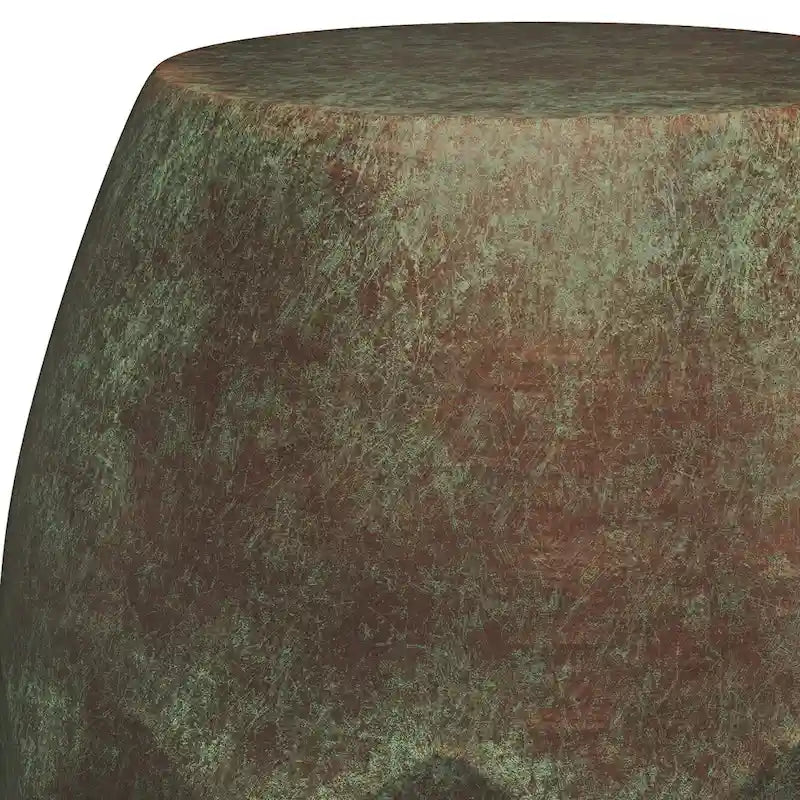 WYNDENHALL Cristy Industrial 16 inch Wide Metal Accent Side Table, Fully Assembled - 16 W x 16 D x 19.5 H