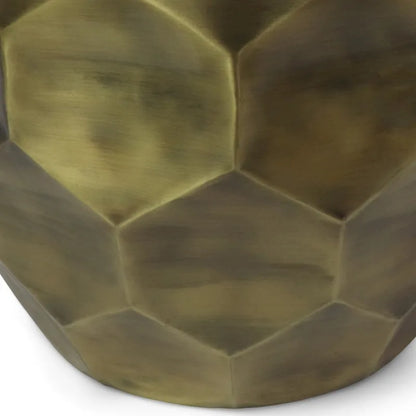 WYNDENHALL Cristy Industrial 16 inch Wide Metal Accent Side Table, Fully Assembled - 16 W x 16 D x 19.5 H