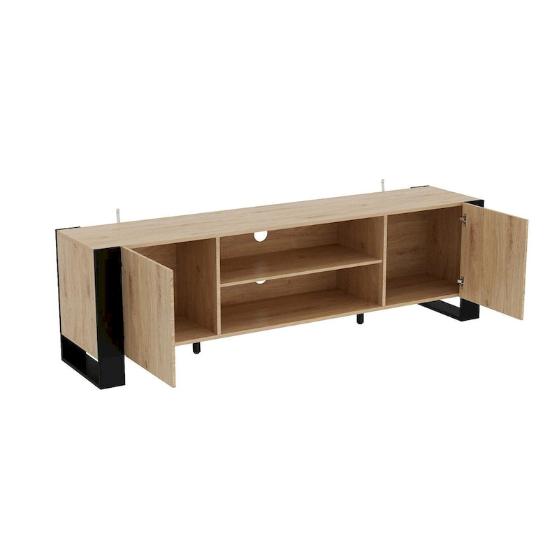 Entertainment Center with Fireplace Option:2 Flame Modes1500W 68.9W