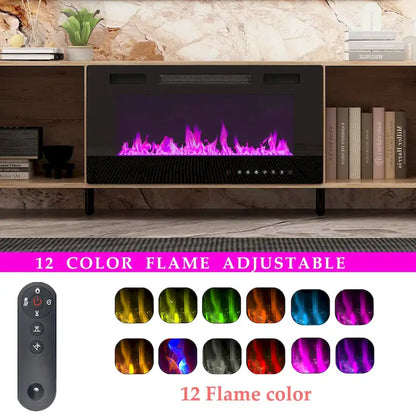 Entertainment Center with Fireplace Option:2 Flame Modes1500W 68.9W